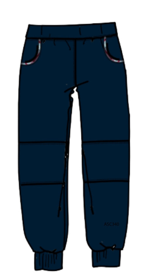 ASC340 - Pantalon marine genoux doublés (petite enfance et préscolaire)