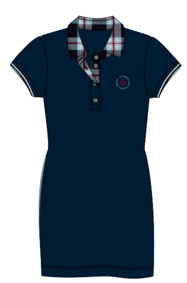 ASC515K - Robe polo marine manches courtes (4e à 6e année)