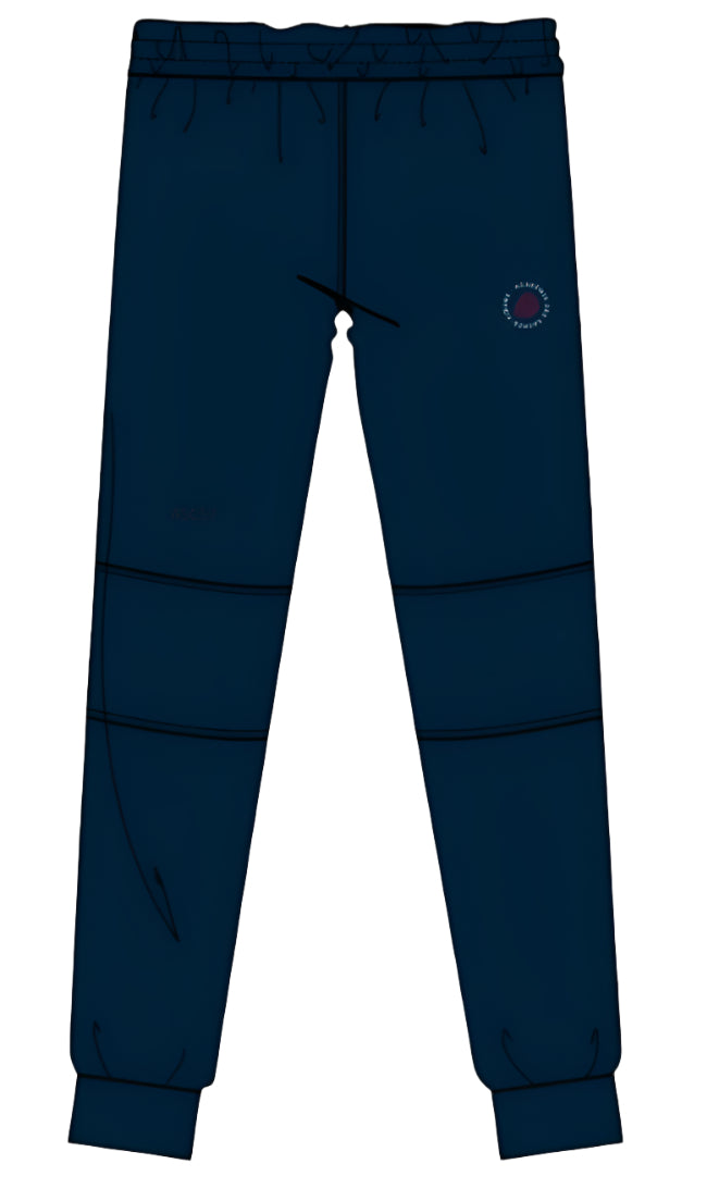 ASC198C - Pantalon marine de sport avec genoux doublés