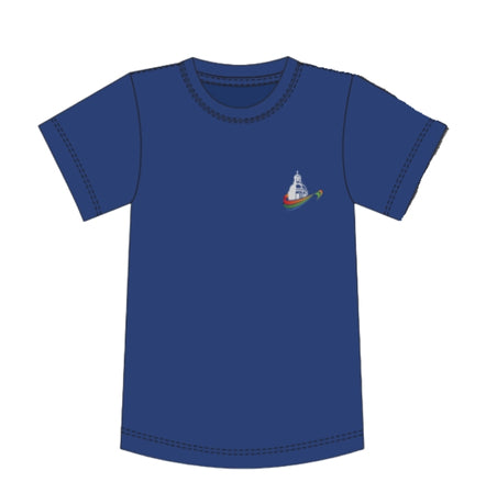 CLA2000BR - T-Shirt de sport junior royal