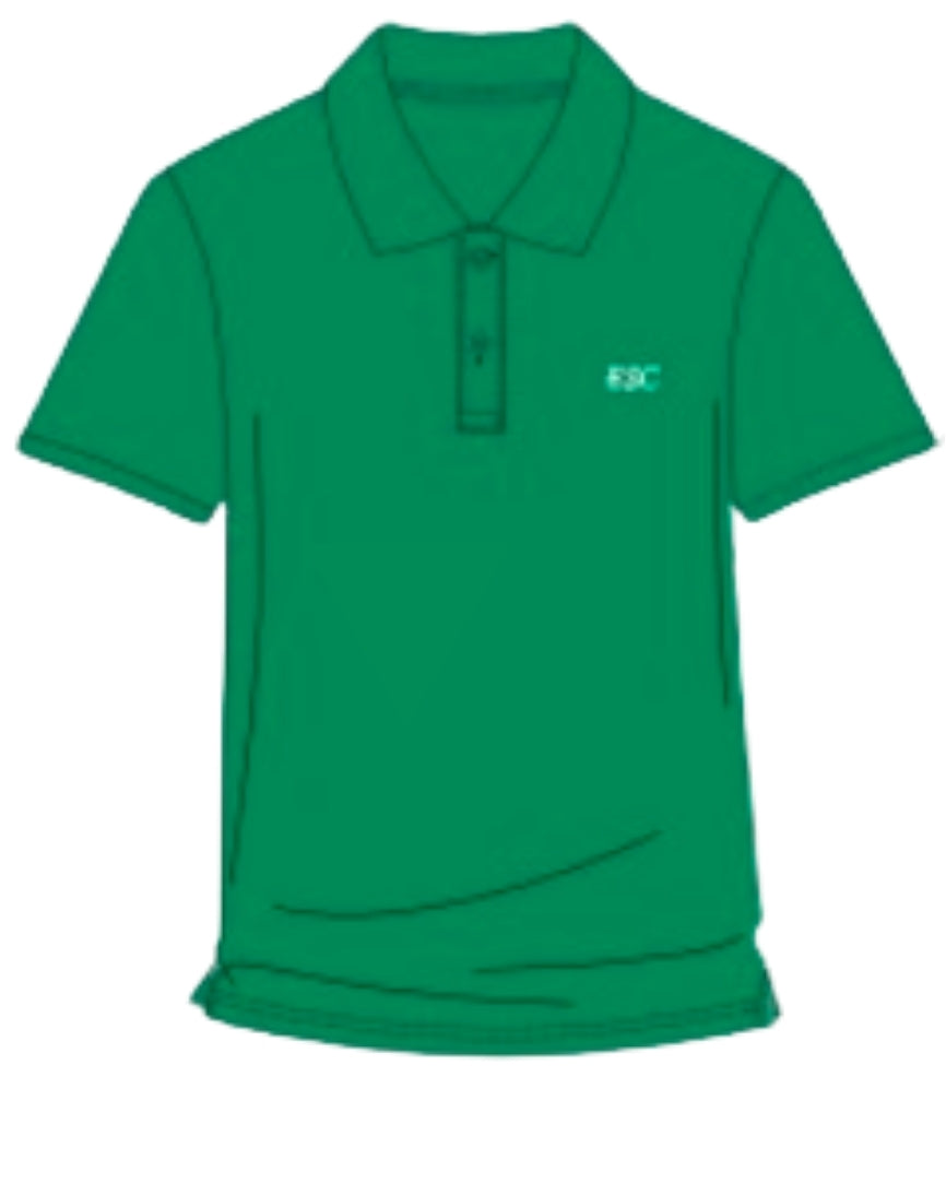 ESC602E - Polo Émeraude manches courtes