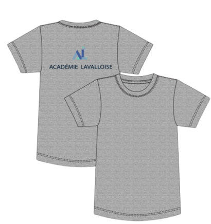 AL2000B - T-shirt de sport gris en cotton