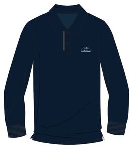 SH91 - Polo marine dry-fit manches longues