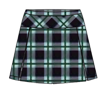 MZ6052T - Jupe tartan avec bande élastique