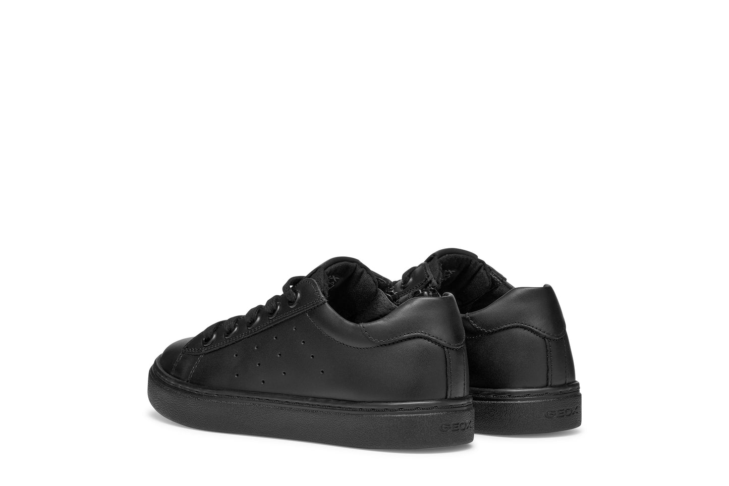MODNASHIK - Sneakers en cuir noir GEOX (Disponible année scolaire 2025-2026)