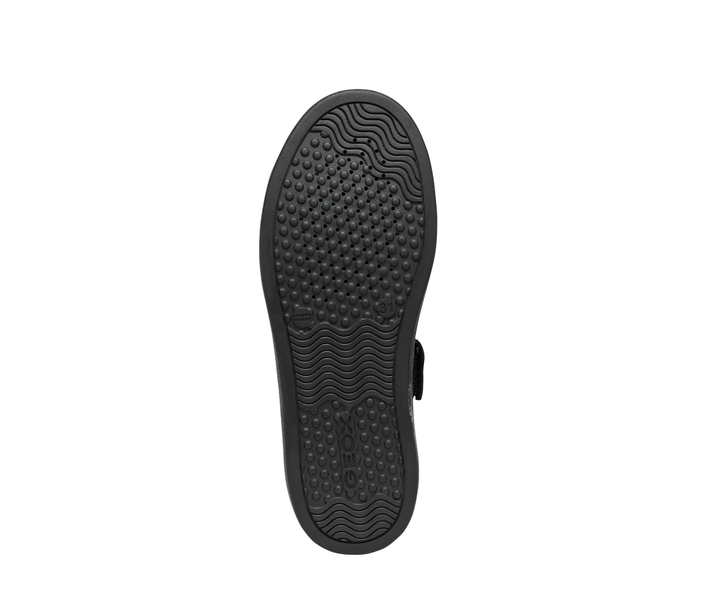 MODNASHIK - Sneakers en cuir noir GEOX (Disponible année scolaire 2025-2026)