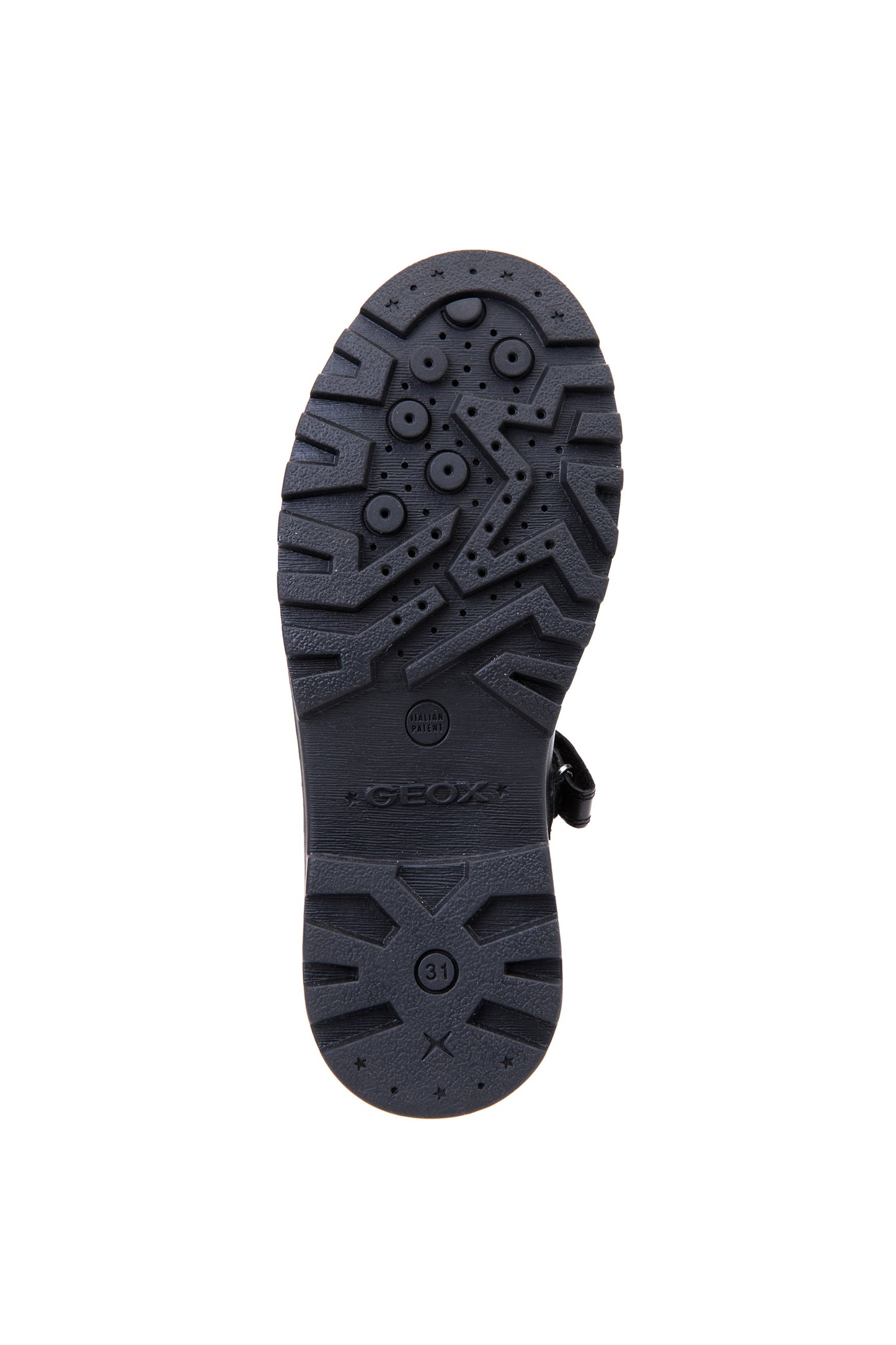MODNAPPA - Ballerines en cuir noir GEOX (Disponible année scolaire 2025-2026)