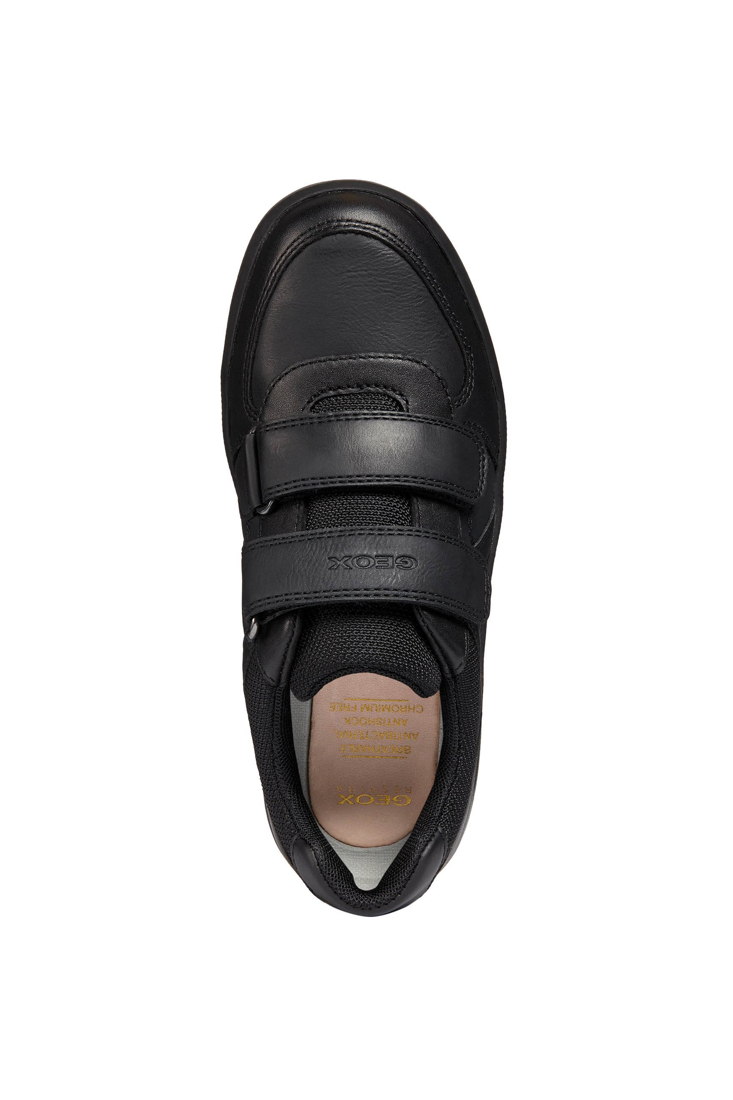 MODARZACH - Sneakers en cuir noir GEOX (Disponible pour année scolaire 2025-2026)