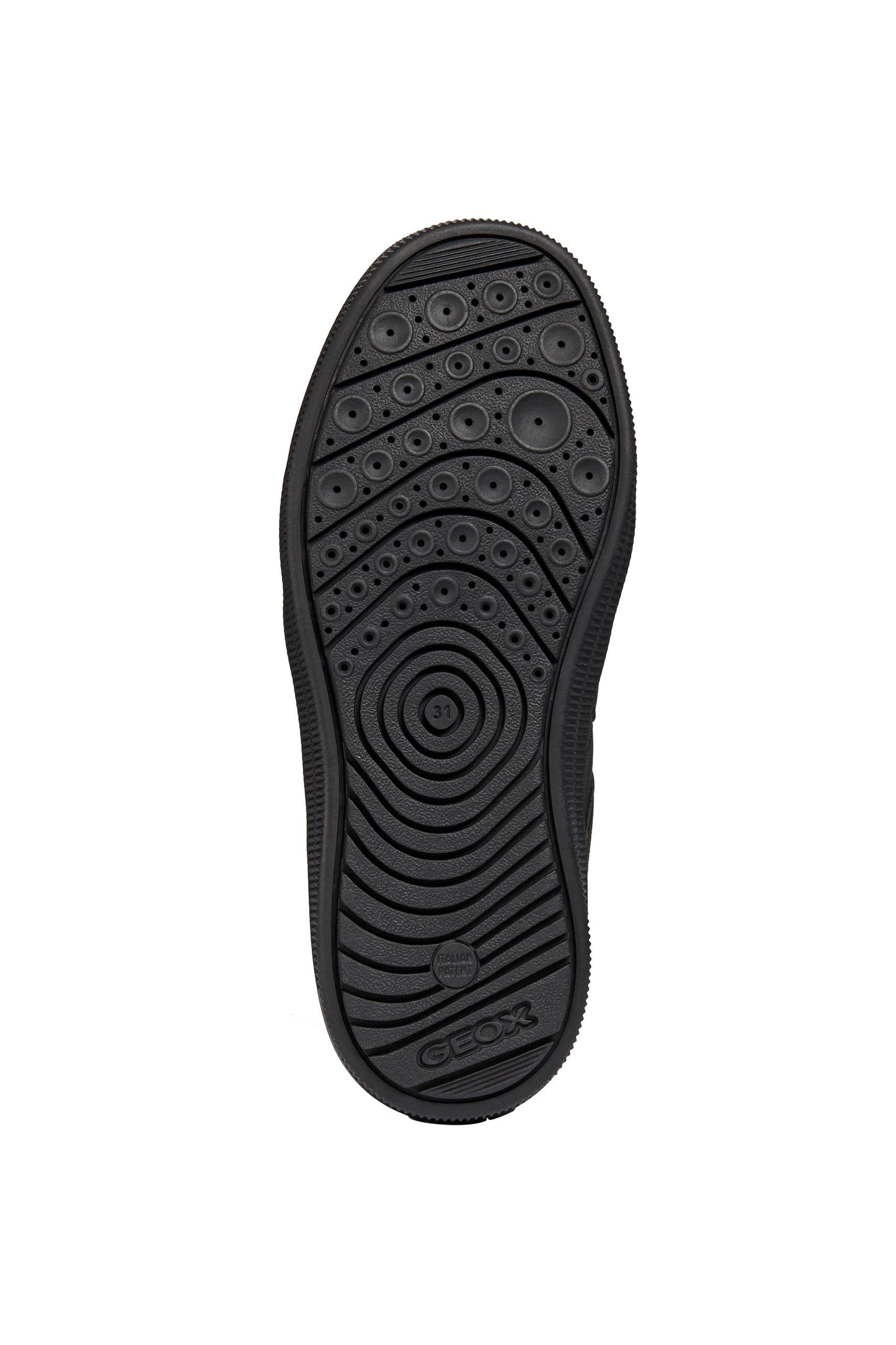 MODARZACH - Sneakers en cuir noir GEOX (Disponible pour année scolaire 2025-2026)