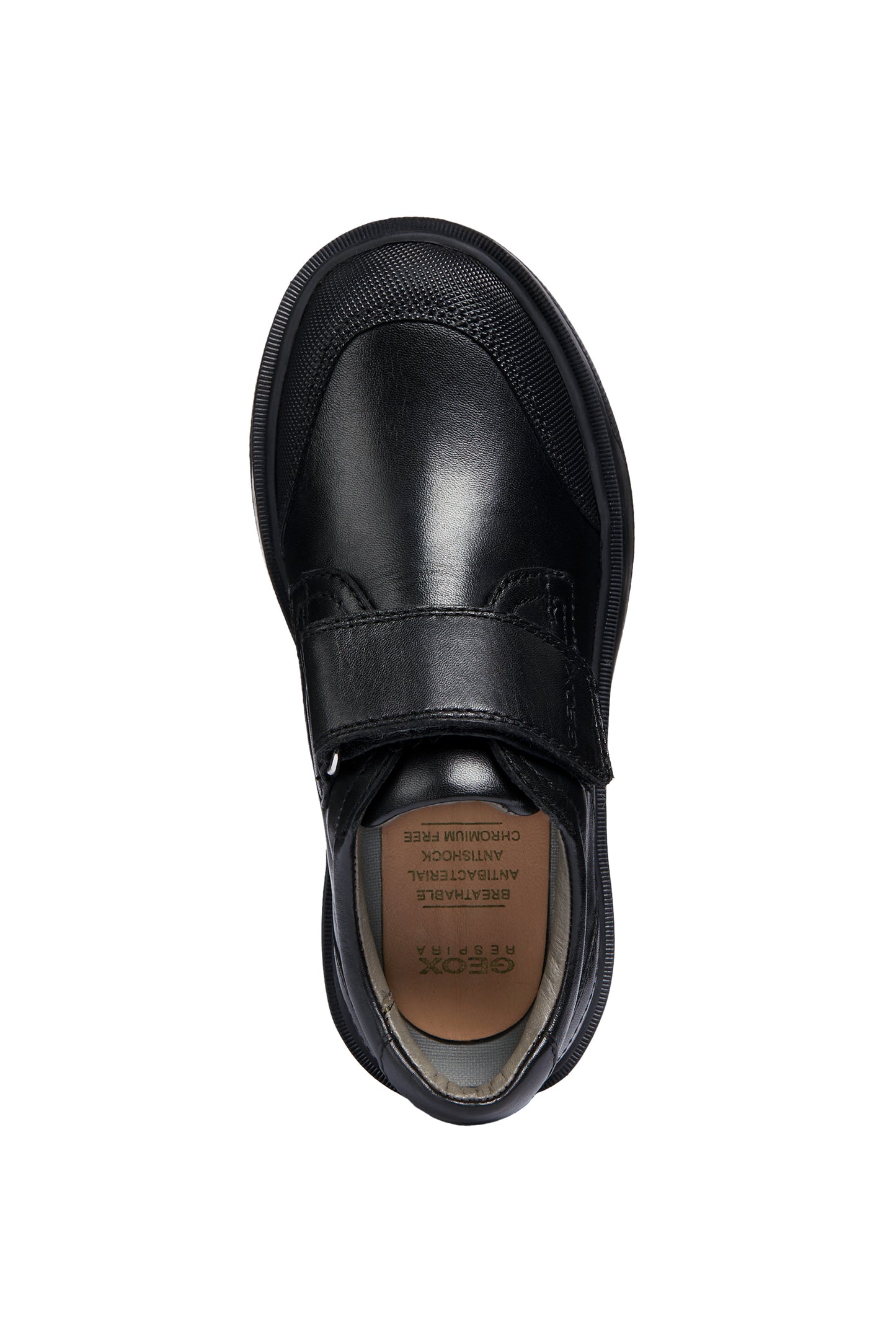MODRIDDOCK - Sneakers en cuir noir avec velcro GEOX (Disponible pour année scolaire 2025-2026)