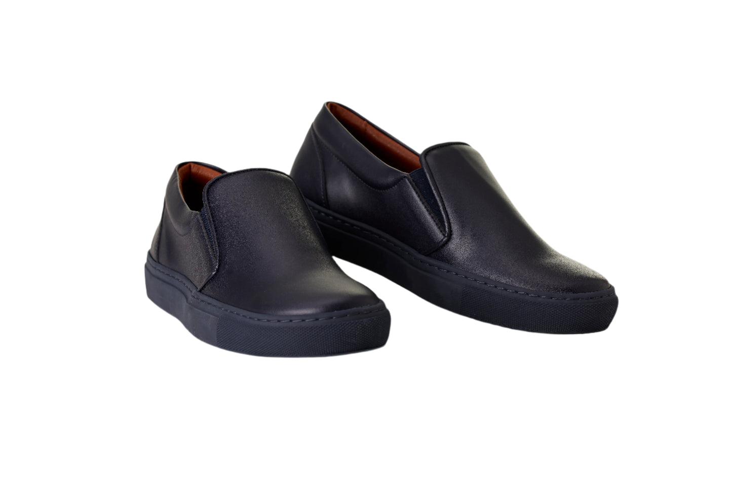 MODVAN - Loafers en cuir recyclé marine