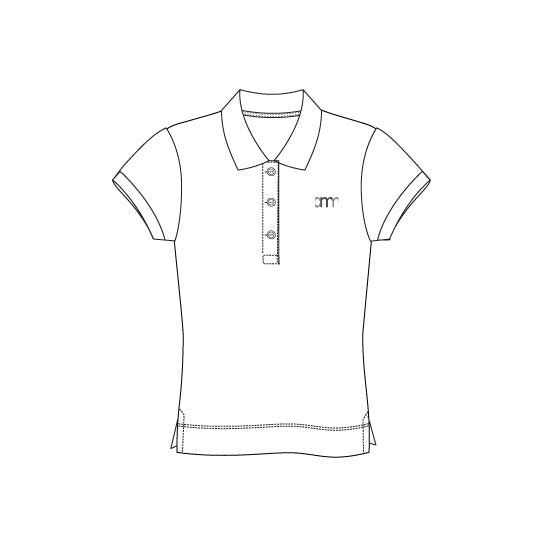 CMR506 - Polo blanc semi-ajusté manches courtes