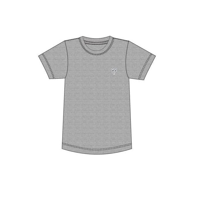 EMC2000B - T-Shirt de sport gris en coton Junior