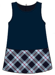 ASC6050 - Tunique marine et tartan (1er, 2e et 3e année)