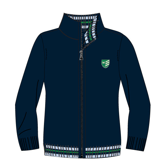 MZ54 - Veste marine avec fermeture éclair