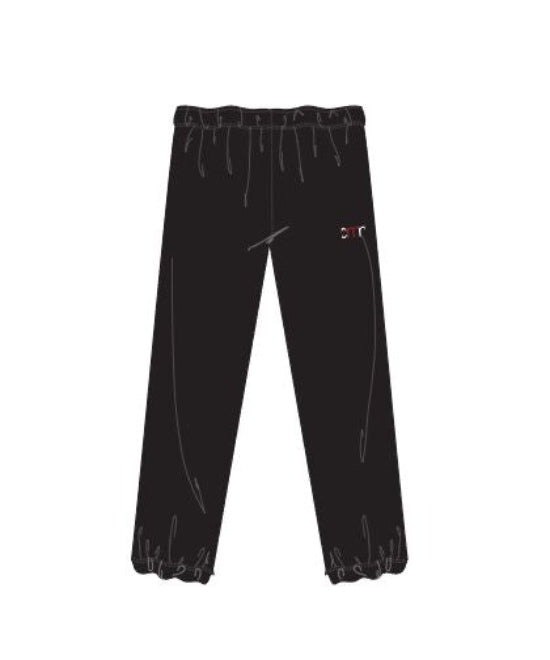CMR18200B - Pantalon ouaté noir junior