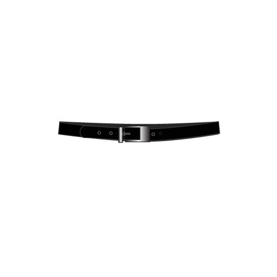 MOD11997 - Ceinture noire en cuir