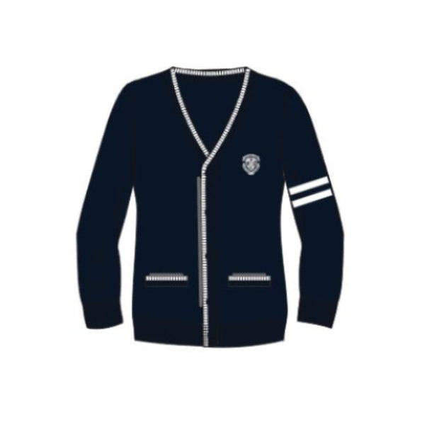 EMC60 - Veste marine encolure en V (3e à 6e année)