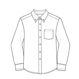 FL650 - Chemise blanche manches longues