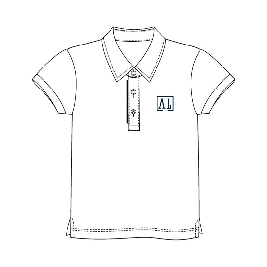AL125 - Polo blanc manches courtes