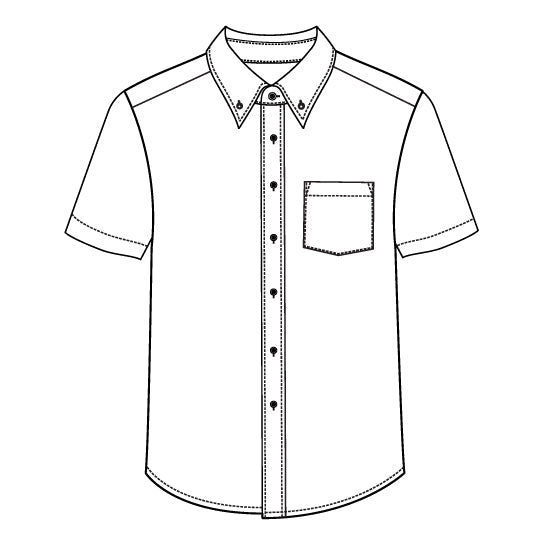 FL651 - Chemise blanche manches courtes