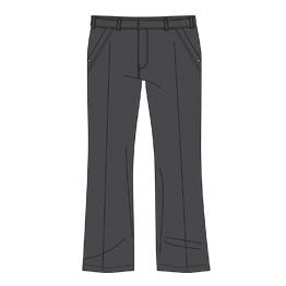 CMR308101 - Pantalon gris charbon taille régulière
