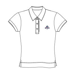 FL123 - Polo blanc semi-ajusté manches courtes