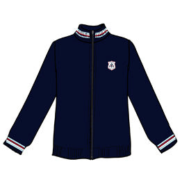 FL134 - Veste marine avec fermeture éclair