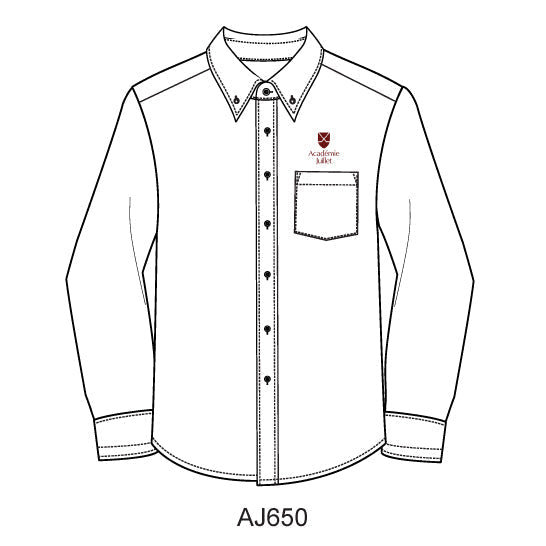 AJ650 - Chemise blanche manches longues