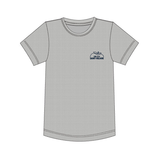 SH1103 - T-shirt de sport gris dry-fit adulte