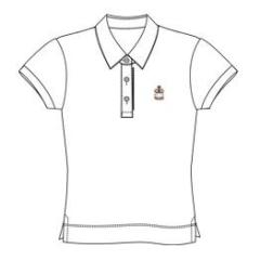 ME123 - Polo blanc semi-ajusté manches courtes