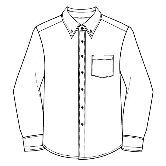 FL650 - Chemise blanche manches longues