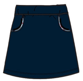 ASC342 - Jupe marine avec culotte integrée (petite enfance et préscolaire)