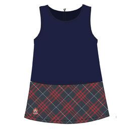 ME6050 - Tunique marine et tartan (maternelle et 1ère année)