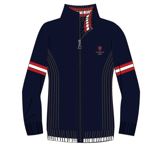 AJ11 - Veste marine avec fermeture éclair