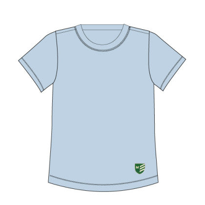 MZ1102 - T-shirt de sport bleu ciel (dry-fit)