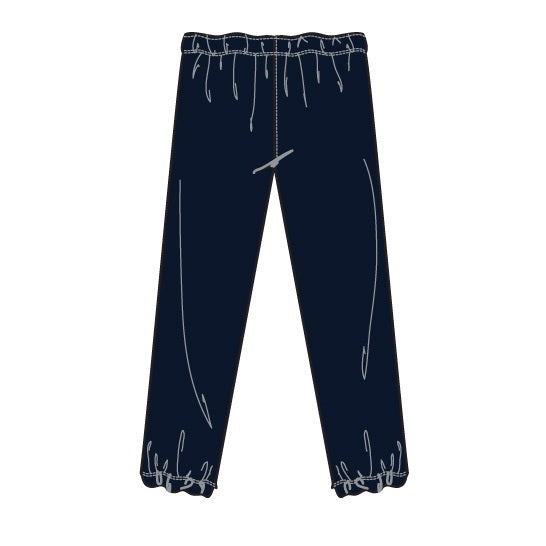 MC18200B - Pantalon de sport junior marine ouaté
