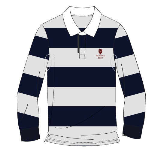 AJ127 - Polo rugby manches longues (3e à 6e année seulement)
