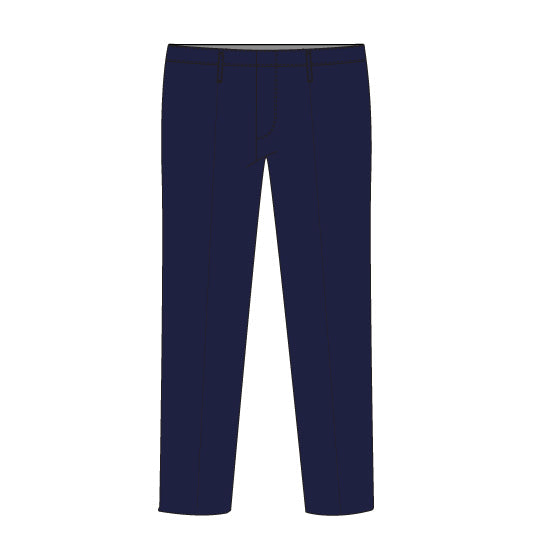 MOD31703 - Pantalon marine avec boutons intérieurs