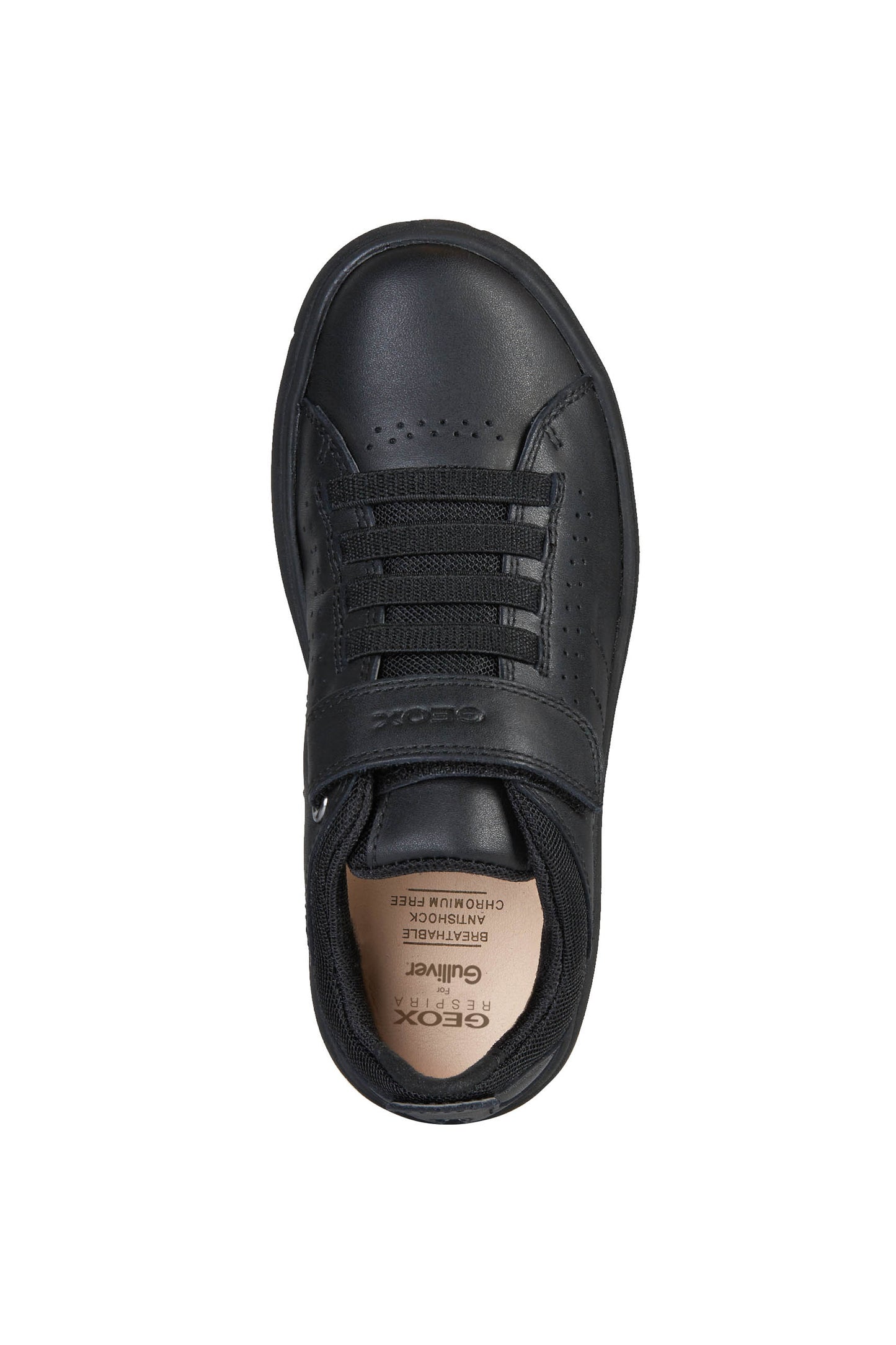 MODNEBCUP - Sneakers en cuir noir GEOX (Disponible pour année scolaire 2025-2026)
