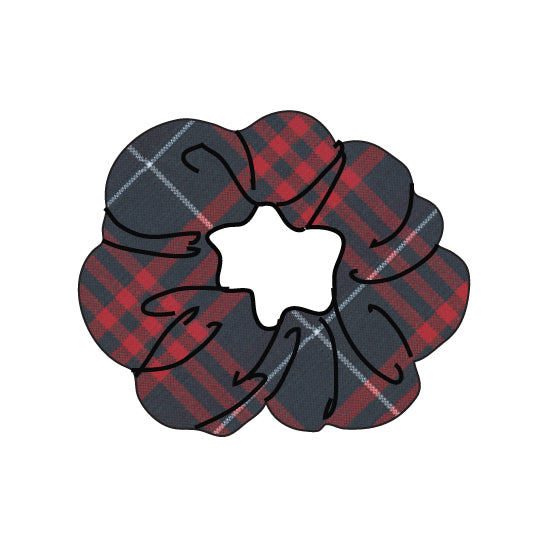 ME410 - Élastique cheveux tartan