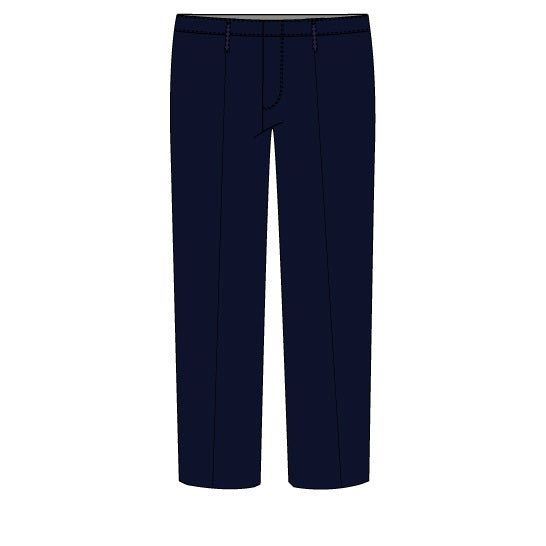 MOD31803 - Pantalon marine avec boutons intérieurs