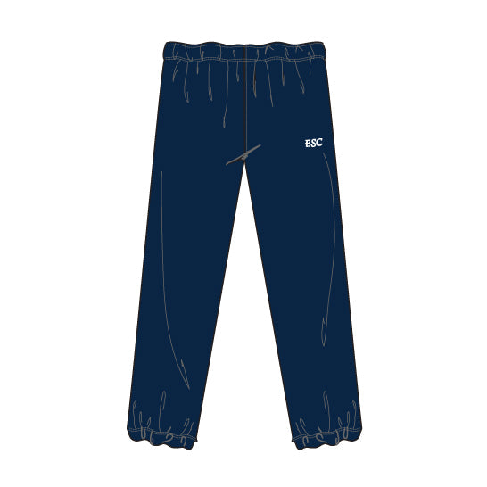 ESC18200B - Pantalon de sport marine ouaté junior