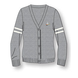 CLA137 - Veste grise avec boutons