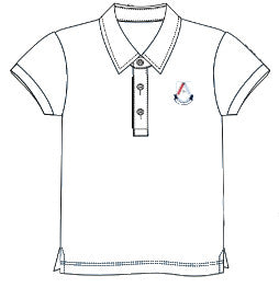 ASC125 - Polo blanc manches courtes
