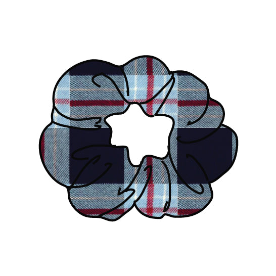 ASC410 - Élastique cheveux tartan