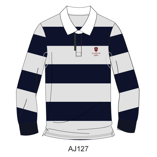 AJ127 - Polo rugby manches longues (3e à 6e année seulement)
