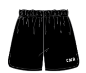 CMR708BL - Short de sport noir ajusté