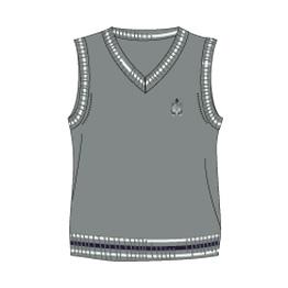 MJ108 - Débardeur gris charbon encolure en V