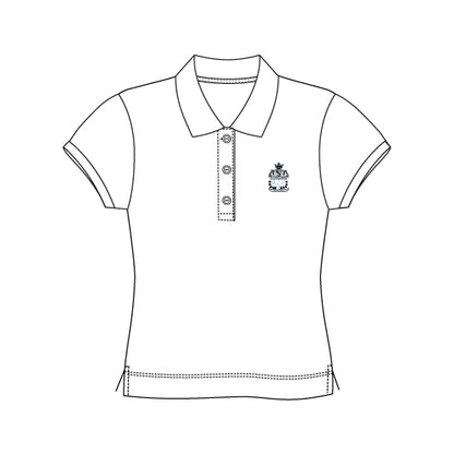 MJ506 - Polo blanc semi-ajusté manches courtes